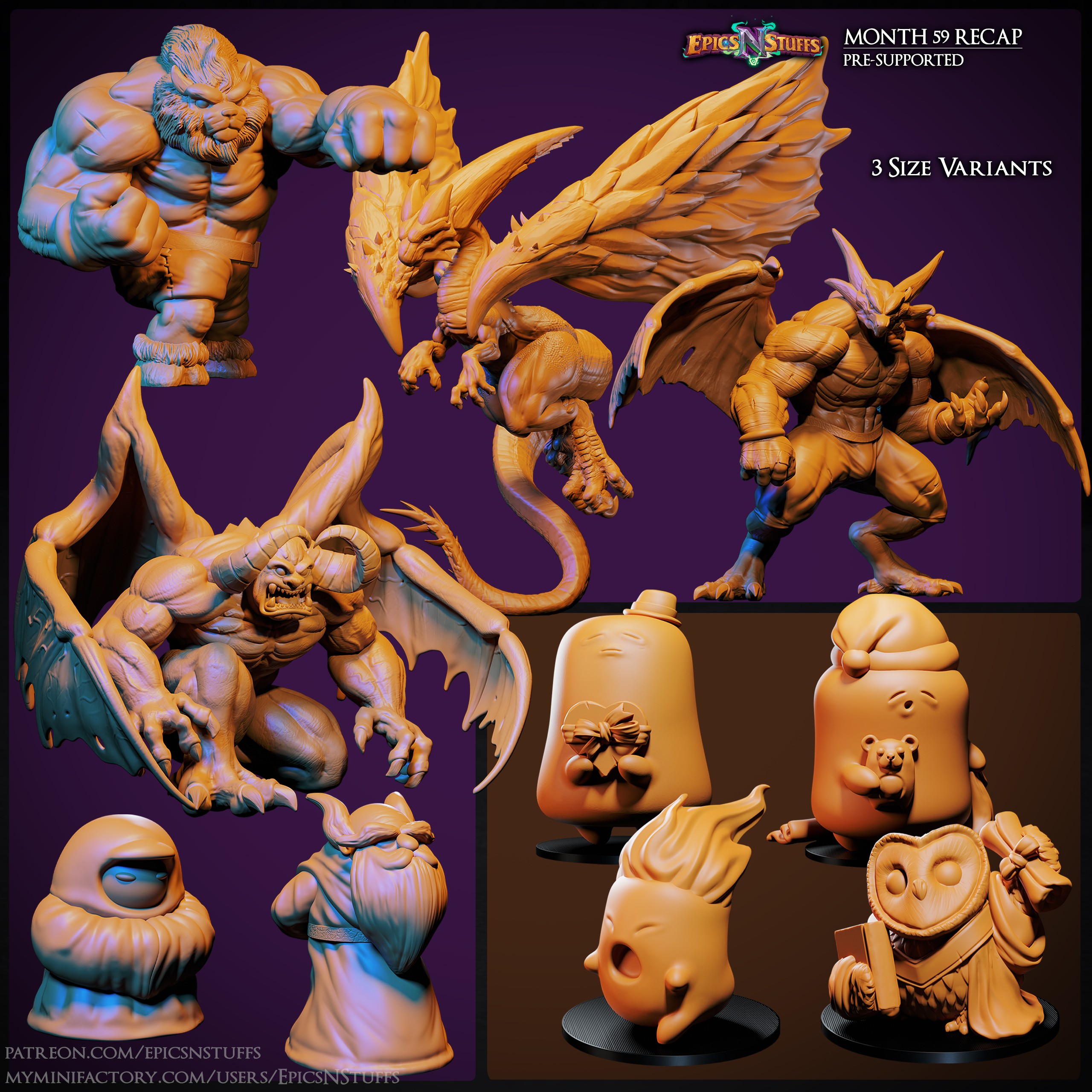 Epics 'N' Stuffs Month 59 Releases - pre-supported
